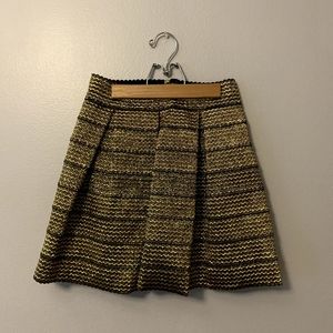 Jun & Ivy Gold Skater Skirt